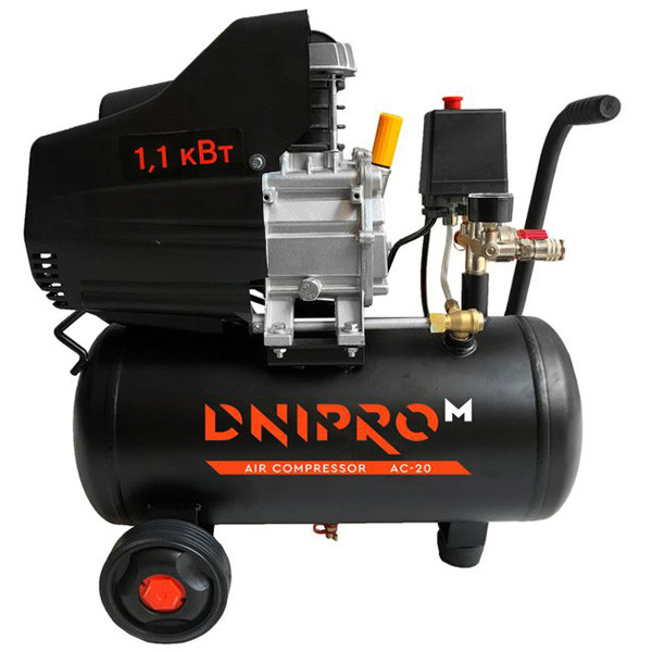 Compressor 1100W 20L, with oil AC-20 DNIPRO-M