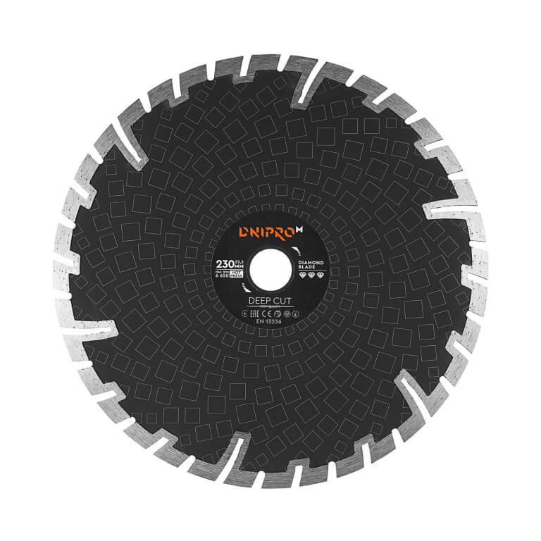 Diamond cutting disc 230 22.2 81960000 DNIPRO-M