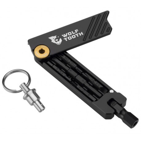 Atslēgu komplekts 6-BIT HEX Wrench, Gold, 0810006805840 WOLF TOOTH