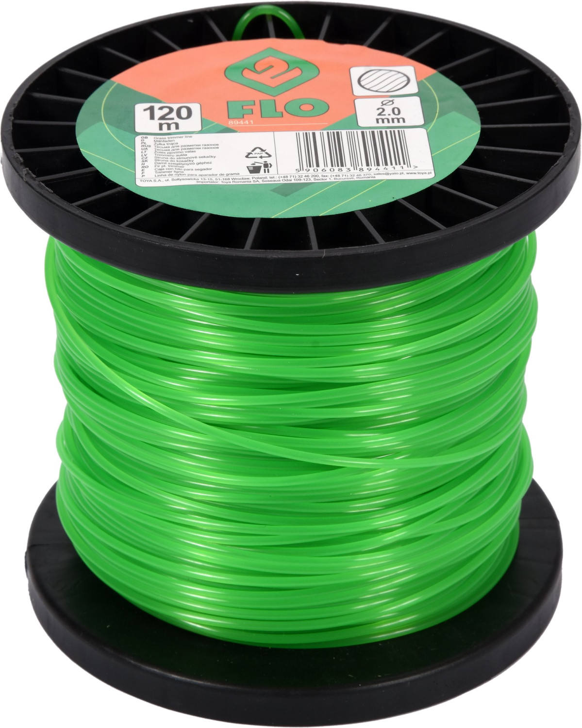 GRASS TRIMMER LINE 2.0MMx120M /ROUND/ 89441 FLO