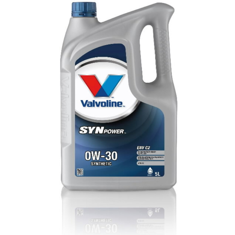 Motoreļļa Synpower ENV C2 0W30 5L, 872519 VALVOLINE