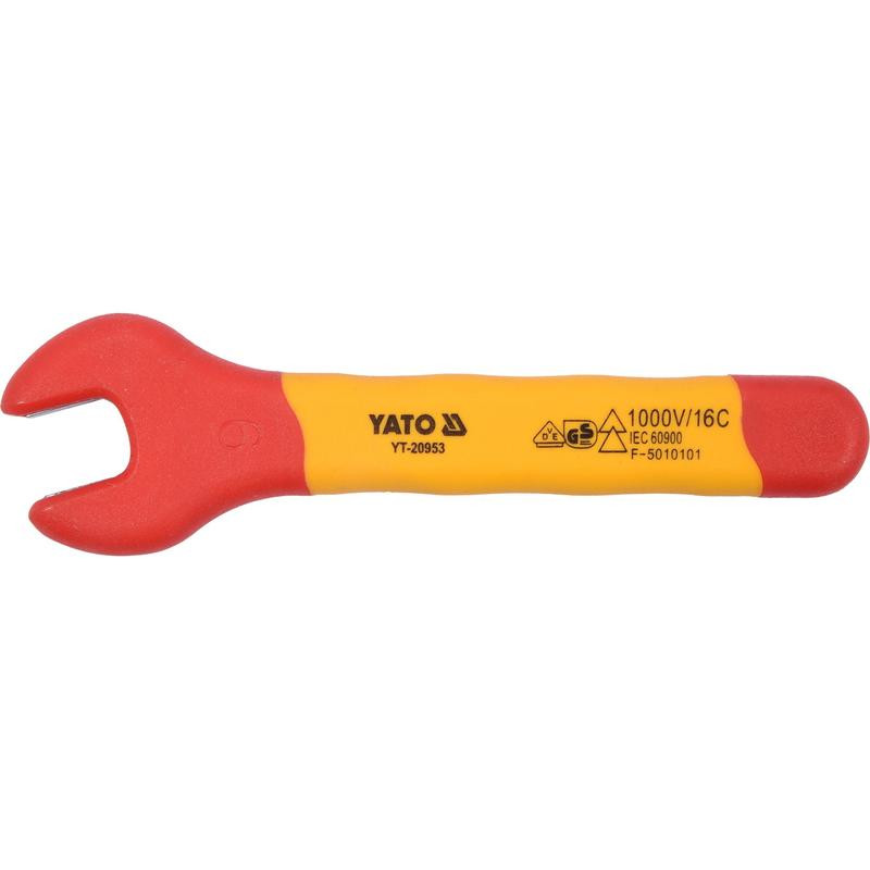 Insulated Open End Wrench 9Mm Vde YT-20953 YATO