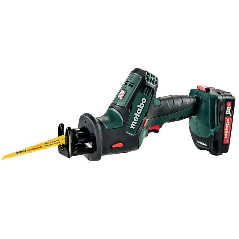 Akumulatora zobenzāģis 18V, 2x2Ah, SSE 18 LTX; 602266500 METABO