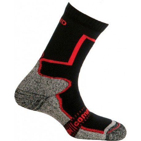 Zeķes Pamir, izmērs: M, Black/Red, 8424752732033 MUND