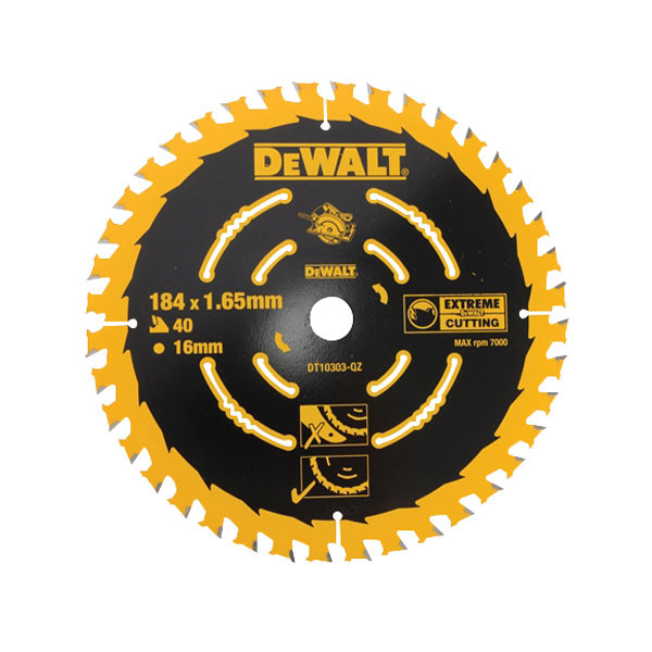 Pjūklo diskas EXTREME 184mmx40zx16mm DT10303-QZ DEWALT