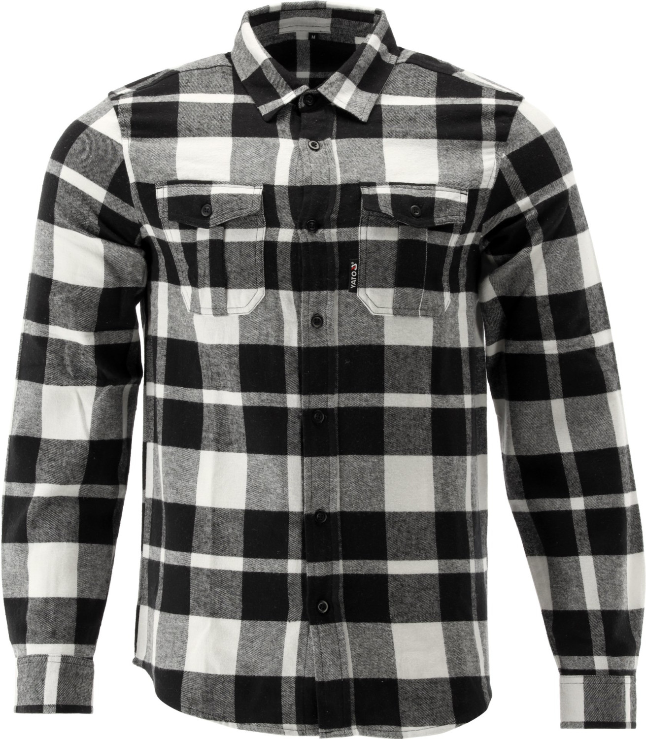 FLANNEL SHIRT WHITE S. 3XL YT-78817 YATO