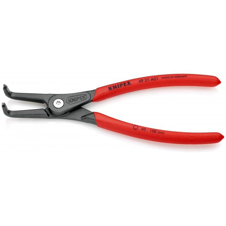 Sprostgredzenu stangas ar liektiem galiem A31 40-100mm 4921A31 KNIPEX