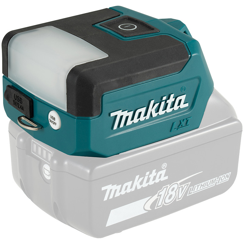 Akumuliatorinis šviestuvas 18V su 3 apšvietimo režimais, USB, LXT DML817 MAKITA