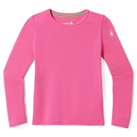 Termo krekls Kids CLASSIC Thermal Merino Base Layer Crew, izmērs: XS, Power Pink, 0196572853073 SMARTWOOL