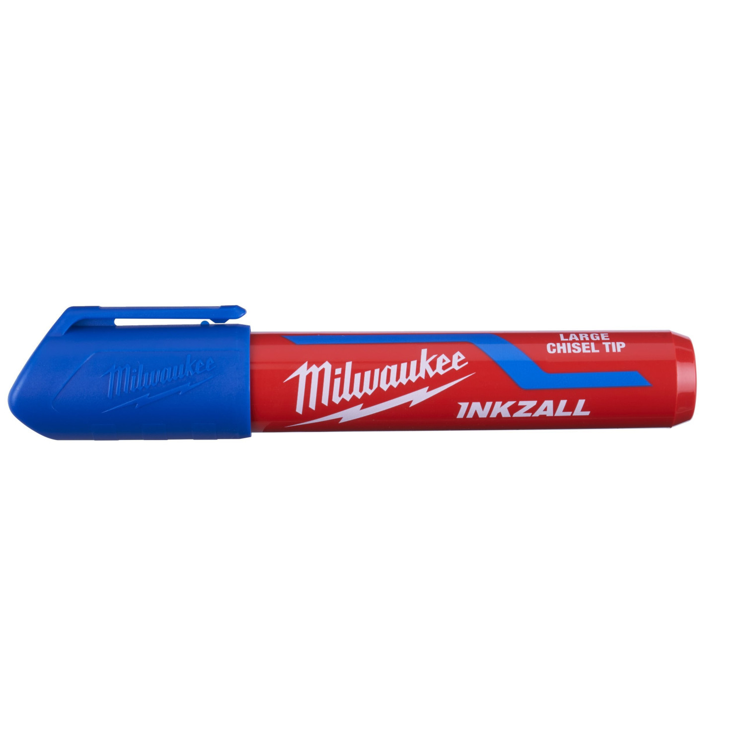 INKZALL™ PLAKANA GALA MARĶIERI, INKZALL BLUE L CHISEL TIP MARKER, 4932471557 MILWAUKEE