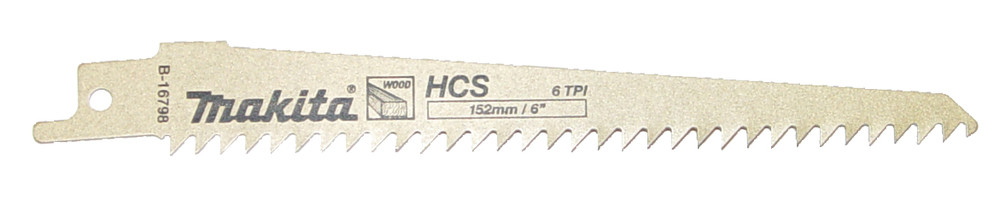 Zobenzāģa asmeņi HCS 152x1,25 (6tpi) 5gab., B-16798 MAKITA