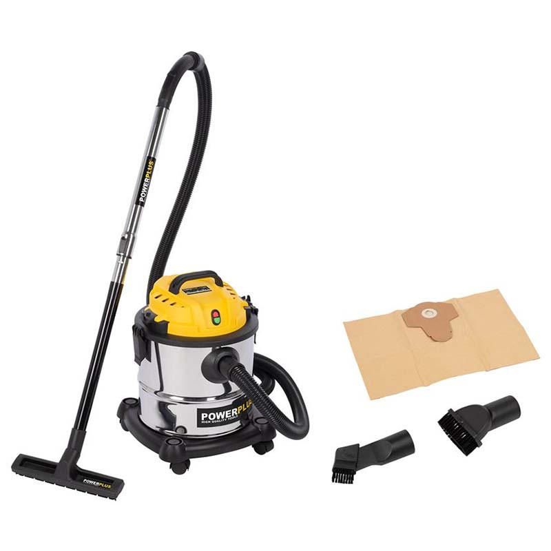 Vacuum cleaner for dry / wet cleaning. 1200W POWX3230 POWERPLUS