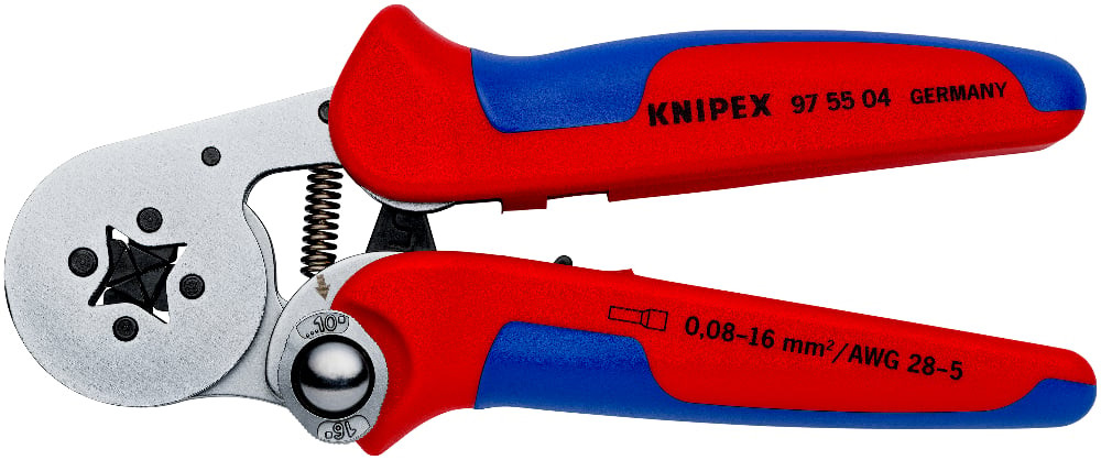 Isereguleeruvad pressimistangid juhtmete otsarõngastele 975504 KNIPEX