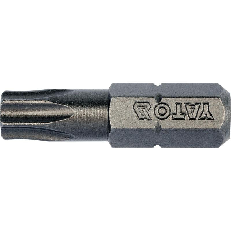 Вставка (бита) торцевая TORX 1/4"X25мм Т30-10шт  YT-78146 YATO