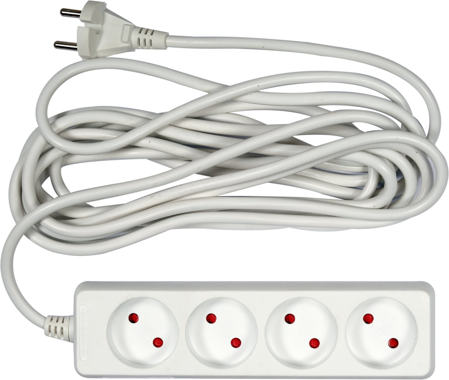 EXTENSION CORD W.OUT GROUND 4S5.0M 72494 VOREL