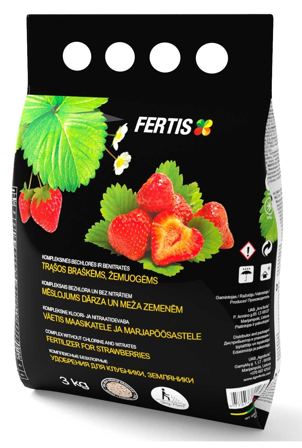 Mēslojums zemenēm 3kg 9690242 FERTIS