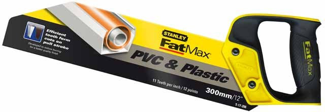 Rokas zāģis plastmasai 300mm FatMax, 2-17-206, STANLEY