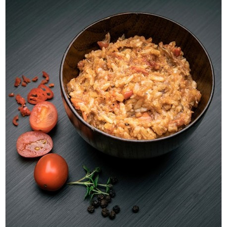 Tūristu pārtika RT PULLED PORK with Rice 547kcal, 7036480052171 DRYTECH