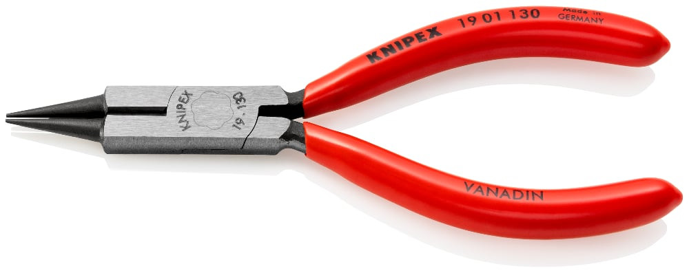 Round Nose Pliers with cutting edge 1901130 KNIPEX