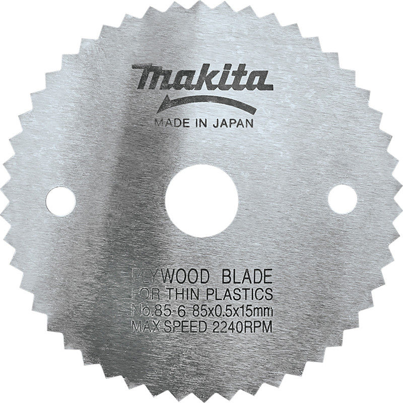 Zāģripa 85x15x0.5mm 50T arī plastikātam HS300, HS301; 792299-8 Makita