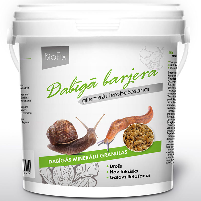 Biofix dabīgā barjera gliemežu ierobežošanai 1.5kg