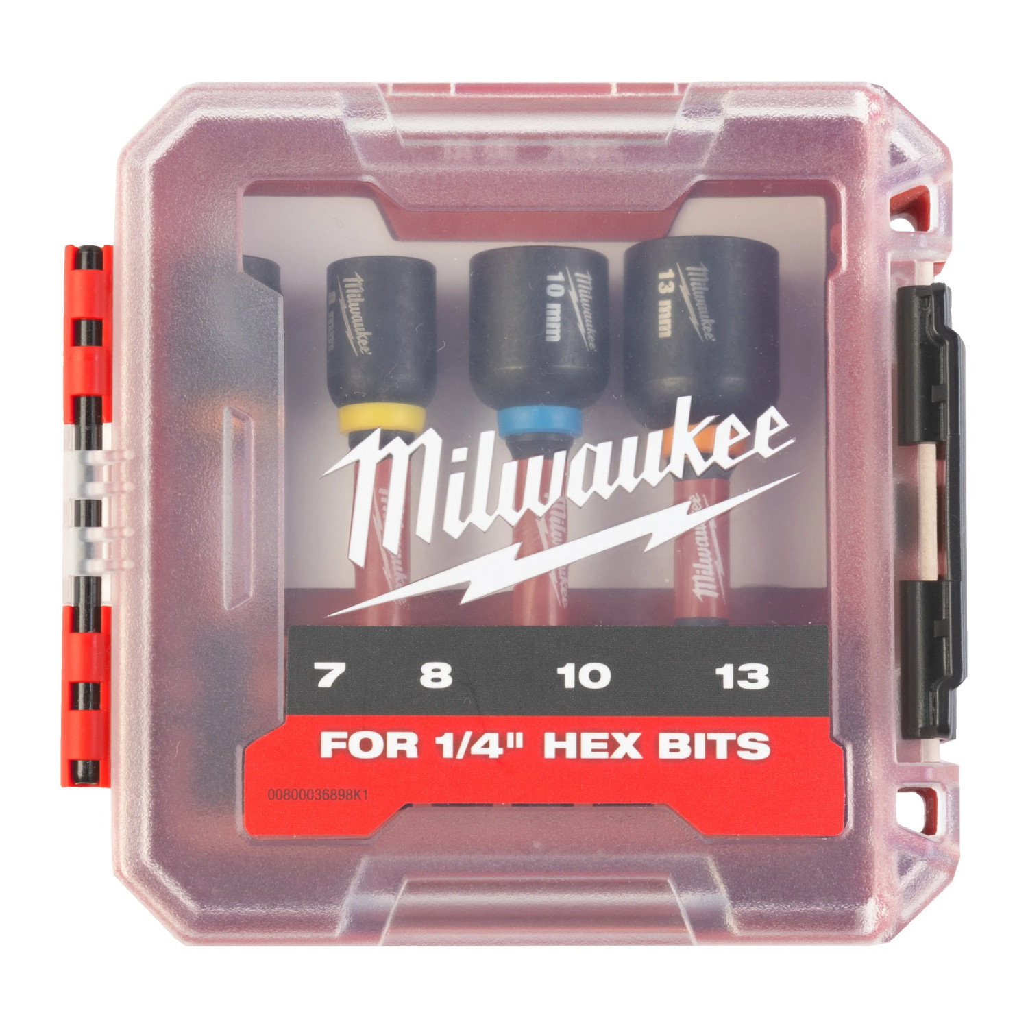 Magnetinių raktų rinkinys 1/4" 4 vnt. 4932492445 MILWAUKEE