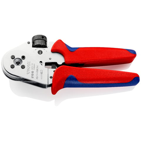 Four-Mandrel Crimping Pliers for turned contacts 975263 KNIPEX