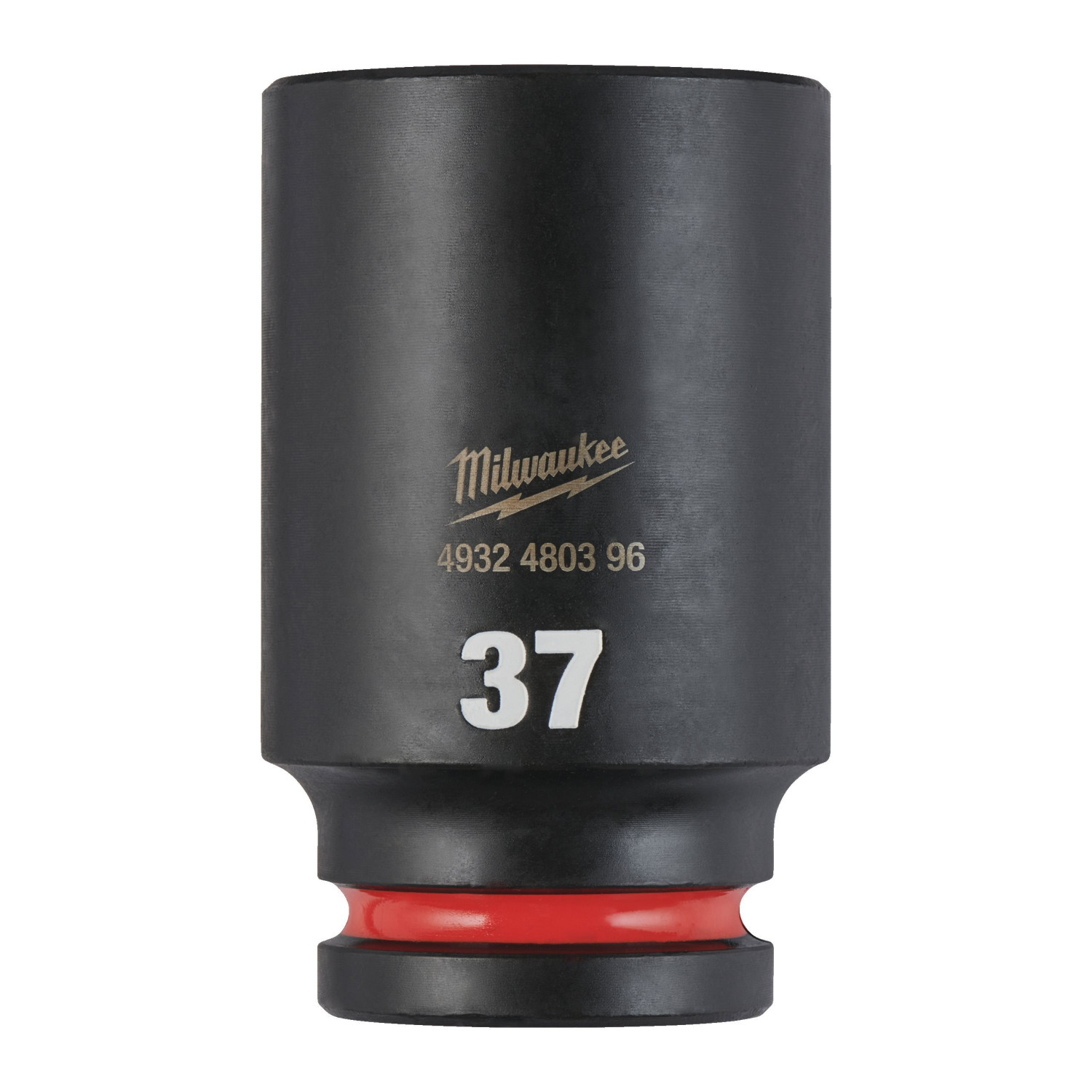 SHOCKWAVE™ IMPACT DUTY TRIECIENIZTURĪGAS UZGRIEŽŅU MUCIŅAS, 37 MM 3/4" IMPACT SOCKET DEEP - 1PC, 4932480396 MILWAUKEE