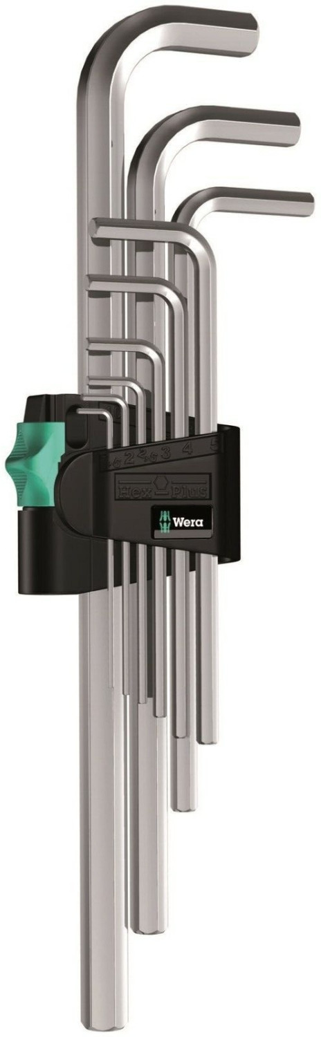 Šešiakampių raktų rinkinys 950/9 Hex-Plus (9 vnt.) 05021909001 WERA