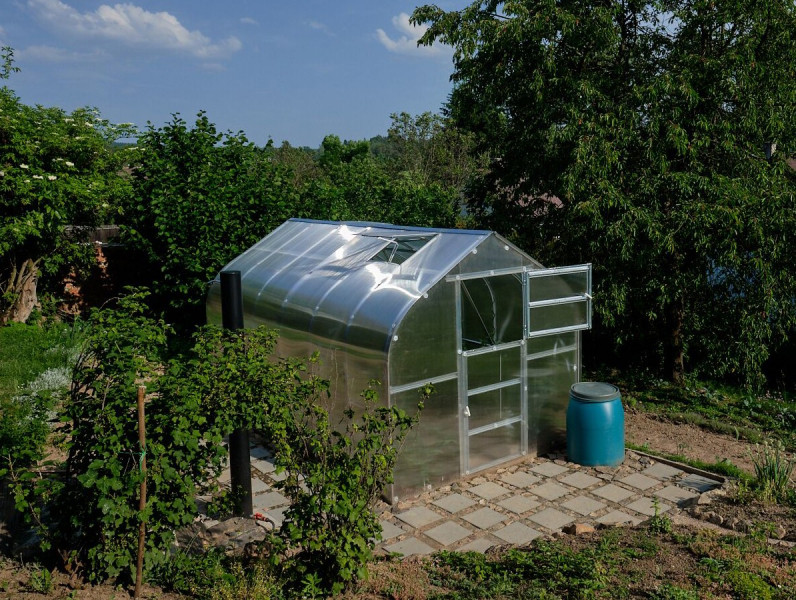 Siltumnīca KLASIKA STANDART 5 - 2,5 x 2m - 6mm polikarbonāta 4779037490523 KLASIKA GREENHOUSE