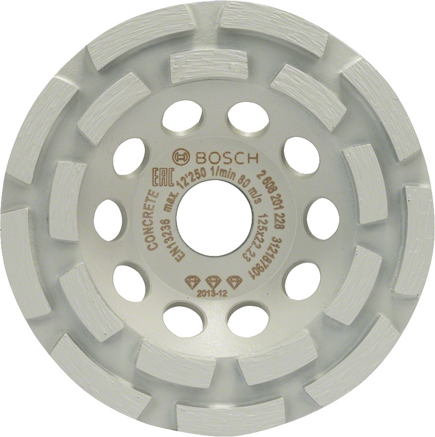 Betona slīpmašīnām DIMANTA KAUSVEIDA DISKS BEST FOR CONCRETE, 2608201228 BOSCH