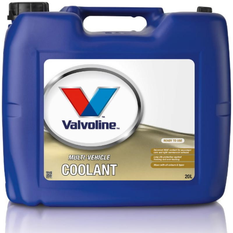 Dzesēšanas šķidrums Multivehicle Coolant 50/50 RTU 20L, 874737 VALVOLINE