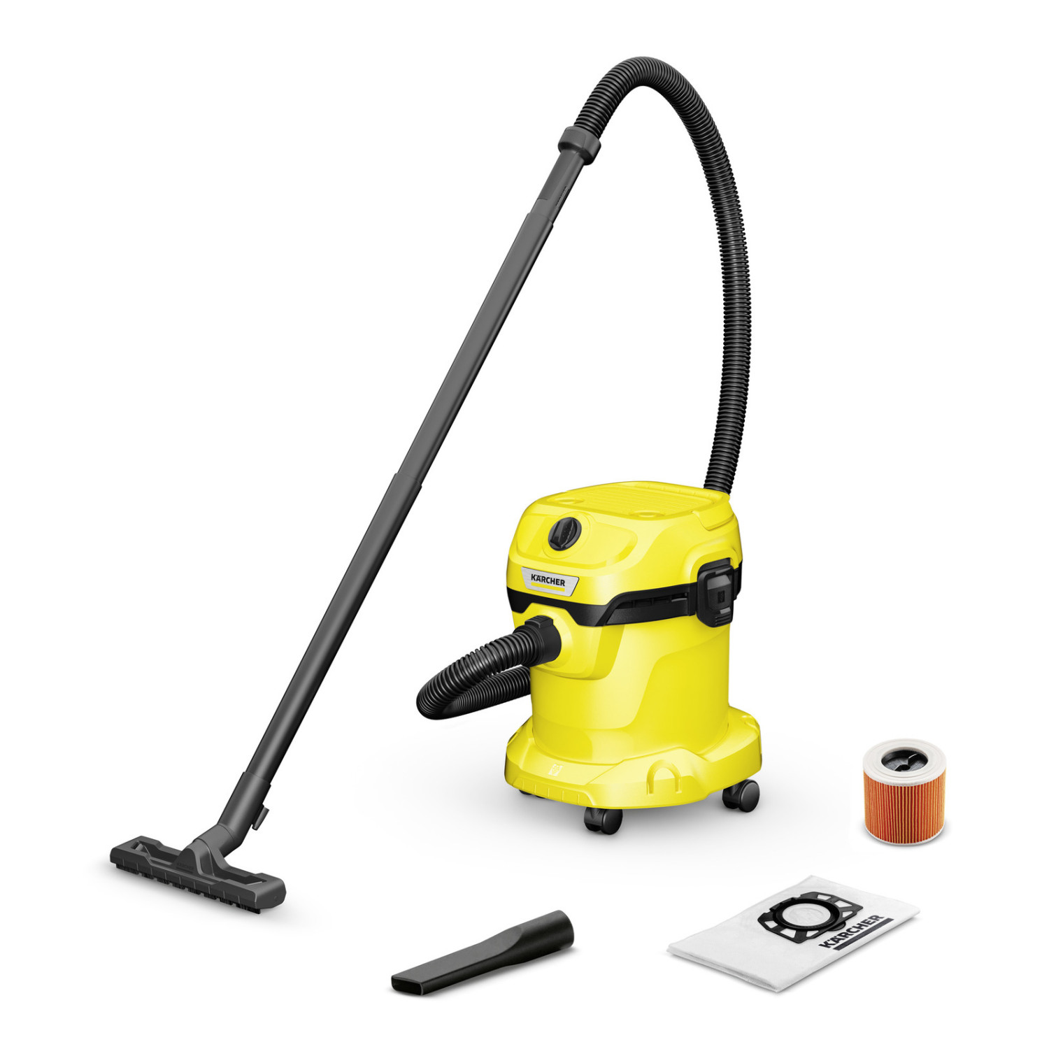 Пылесос для сухой и влажной уборки WD 2 V-15/4/18/C (YYY) *EU 1.628-011.0 KARCHER