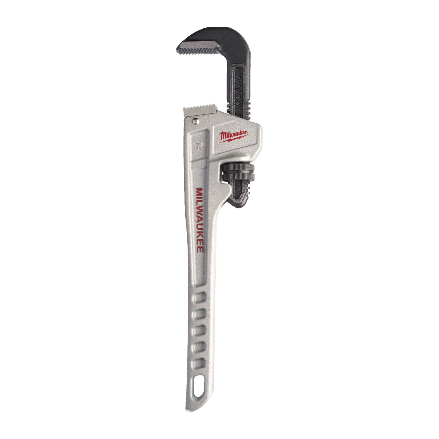 TĒRAUDA UN ALUMĪNIJA CAURUĻATSLĒGAS, 14" ALUMINIUM PIPE WRENCH, 48227214 MILWAUKEE