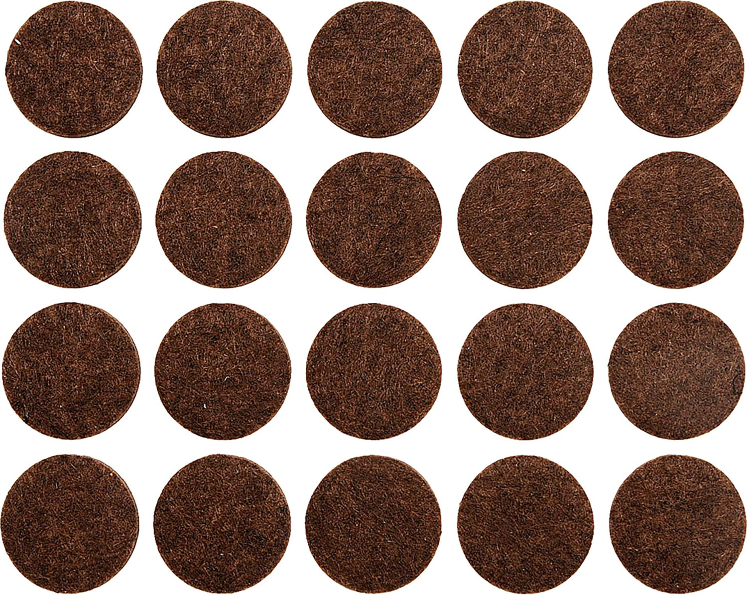 SELF-ADHESIVE FELT PADS 20MM 20PCS 74851 VOREL