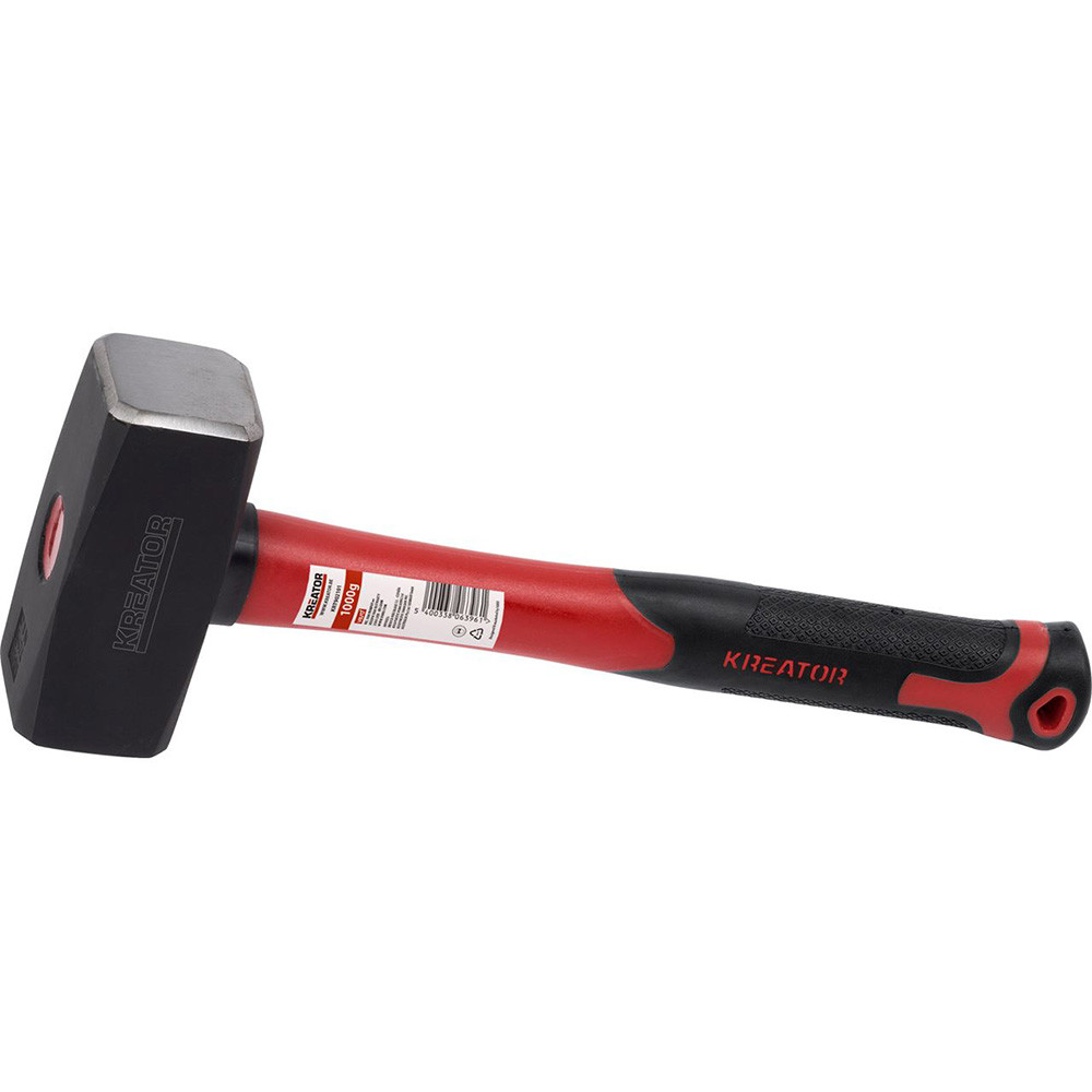 Hammer, fiberglass handle 1250g Kreator