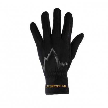 Cimdi Stretch Gloves, izmērs: XL, Black/Yellow, 8020647482948 LA SPORTIVA