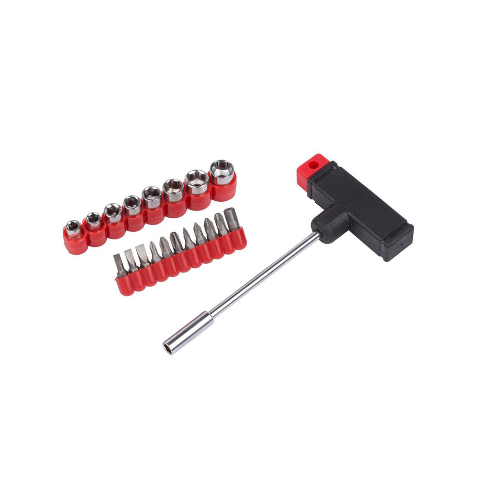 T-shaped handle. with screwdriver and tip, mag. (21pcs.) Kreator