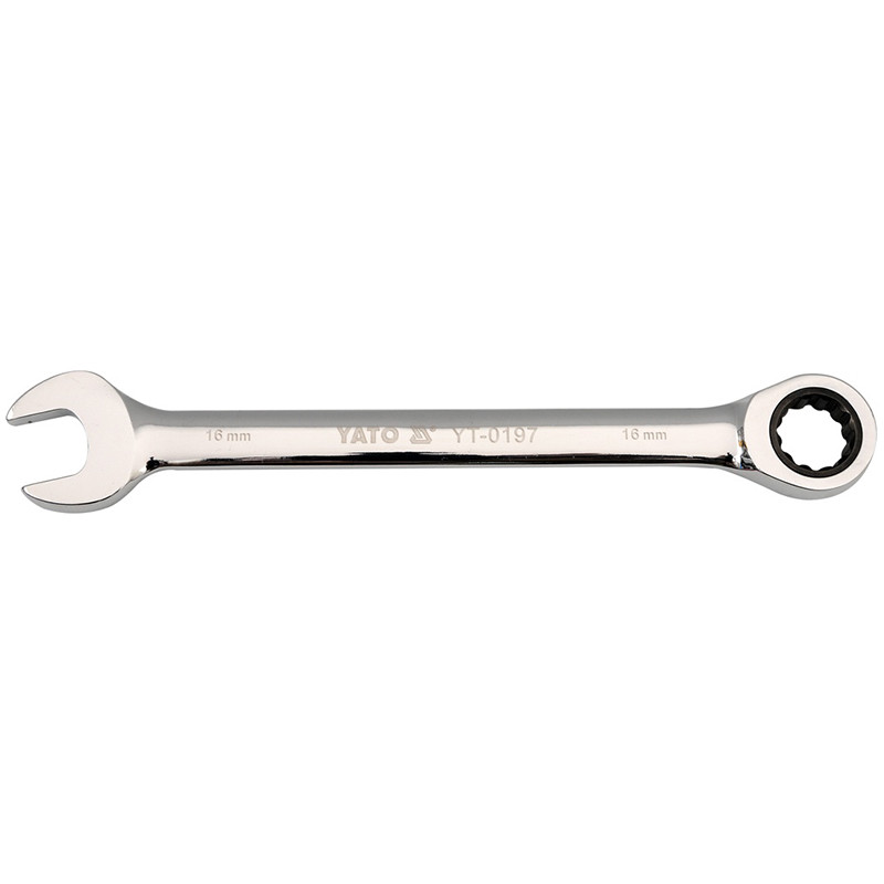 Combination Ratchet Wrench, 16Mm YT-0197 YATO