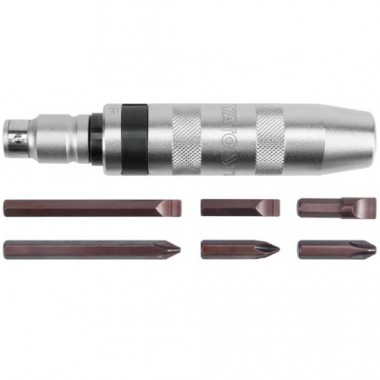 Impact Screwdriver W. 6 Bits YT-2801 YATO