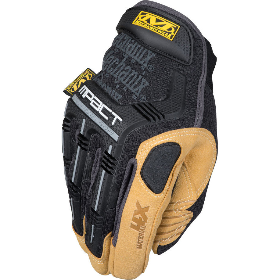 Рабочие перчатки M-Pact 4X 75 черный / коричневый 10 / L MECHANIX WEAR