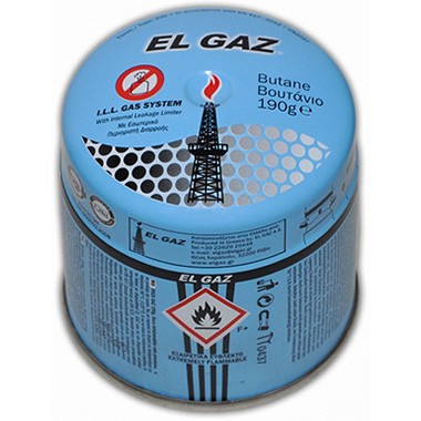 Dujų balionas ELG-101 (butanas) 190g su STOP sistema EL GAZ