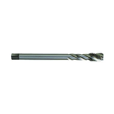 HSS DIN Machine Tap M8 spiral flute 35° bright T line Tivloy