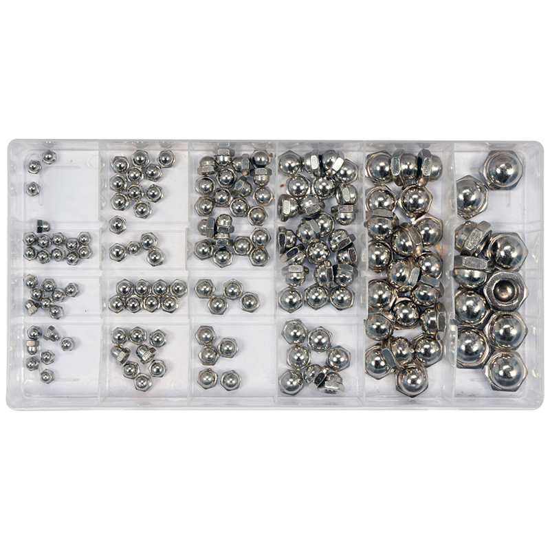 150 Pcs Ss Steel Nuts Assortment YT-06775 YATO