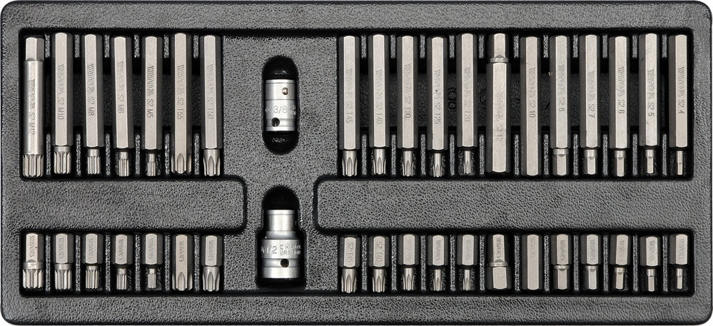 Pvc Tray With 40Pcs Screwdriver Bits YT-5538 YATO