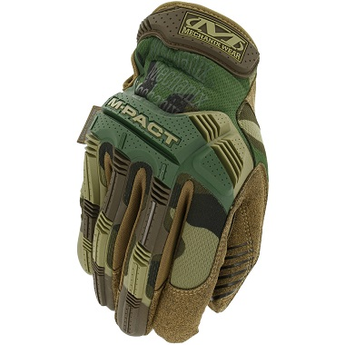 Pirštinės M-Pact Woodland Camo camouflage 11 / XL MECHANIX WEAR