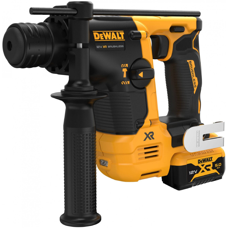 Аккумуляторный перфоратор 12В, 1,1Дж, 2х5Ач; DCH072P2-QW DEWALT