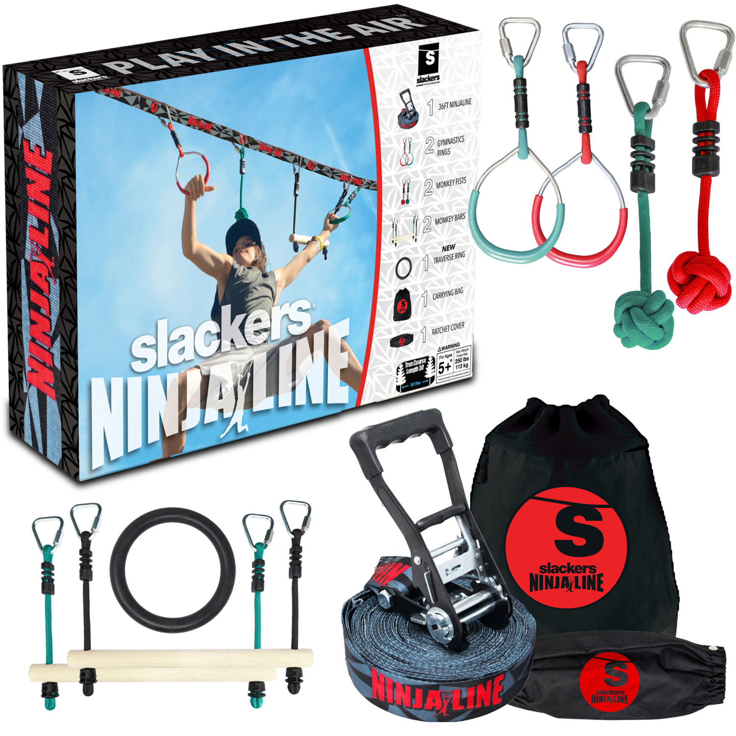 Slackline 'Ninja', R991043, 991043 SLACKERS