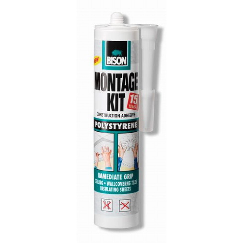 Līme Montage Kit Polystyrene 470g 6307346 BISON