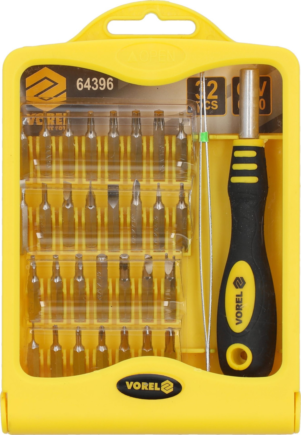 PRECISION SCREWDRIVER BIT SET 32PCS 64396 VOREL